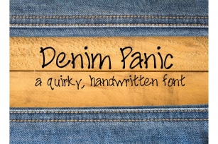 Denim Panic Handwritten Font Font Download