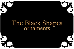 The Black Shapes Font Download
