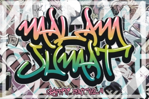 MALAM JUMAT GRAFFITI FONT VOL.4 Font Download