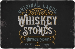 Whiskey Stones Font Download