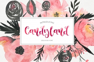 Candyland - delicious font Font Download