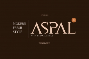 Aspal Typeface Font Font Download