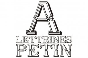 Lettrines Petin - pack two fonts Font Download