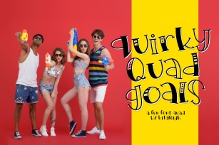 Quirky Quad Goals Font Download