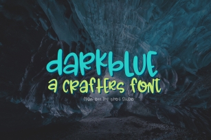 Dark Blue Font Download