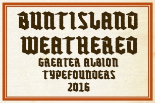 Buntisland Weathered Font Download