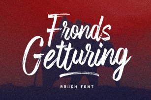 Fronds Getturing Brush Font Font Download