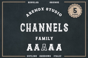 Channles - Family Vintage Font Font Download