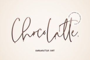 ChocoLatte Handwritten Script Font Font Download