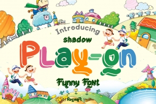 Play-on shadow font Font Download