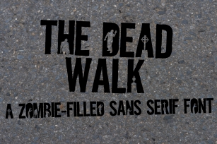 ZP The Dead Walk Font Download