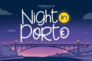 Night in Porto Font Download