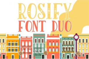 Rosify Dots Font Duo Font Download
