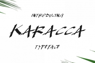 Karacca Font Download