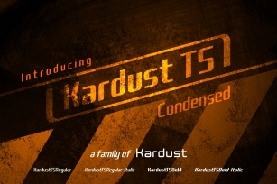 Kardust TS Condensed Font Download