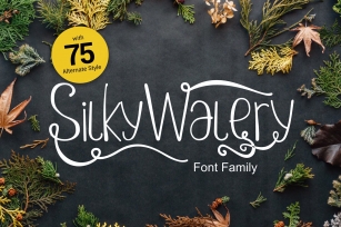 Silkywalery Family font Font Download