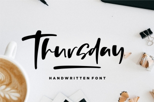 Thursday - Handwritten Font Font Download