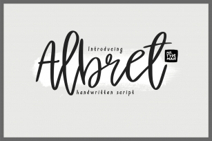 Albret || Multilingual Handwritten Script Font Font Download