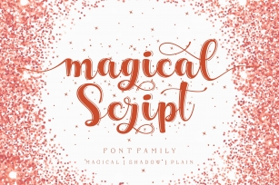 Magical script font family Font Download
