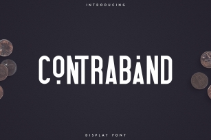 Contraband - Display font Font Download