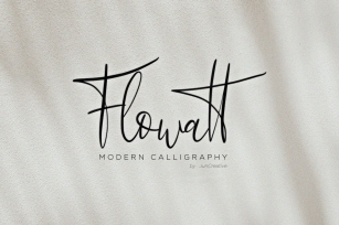 Flowatt Script Font Download