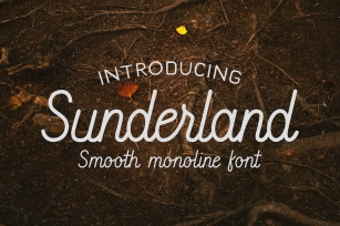 Sunderland - Smooth script font Font Download