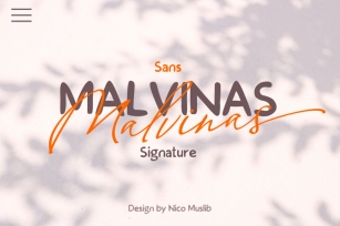 Malvinas Font Duo Font Download
