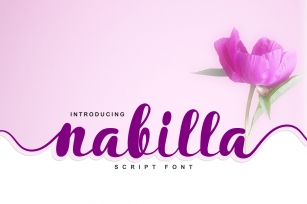 Nabilla Script Font Download
