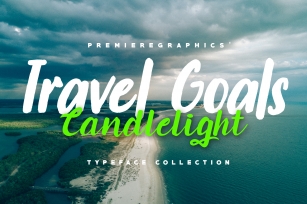 Travel Goals & Candlelight - Font Collection Font Download