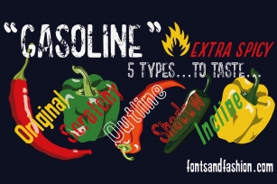 GASOLINE family Font Download