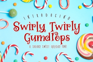 Swirly Twirly Gumdrops Font Download