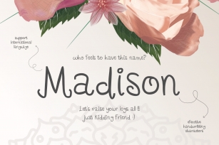 Its Madison! Font Download