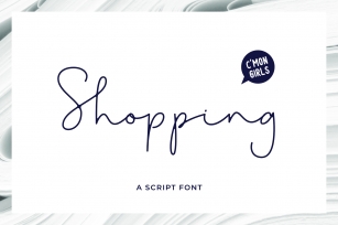 Shopping Font Font Download
