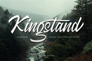 Kingstand Modern Hand Lettering Script Font Download