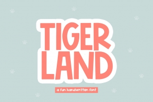 Tigerland - A Fun Handwritten Font Font Download