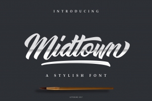 Midtown Stylish Font Font Download
