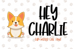 Hey Charlie - Fun Mixed Case Font Font Download
