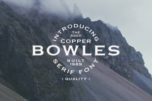 Copper Bowles Font Download