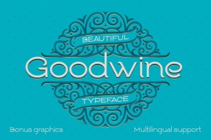 Goodwine Font, Label, Mockup Font Download
