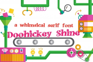 ZP Doohickey Shine Font Download