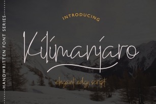 Kilimanjaro Font Download
