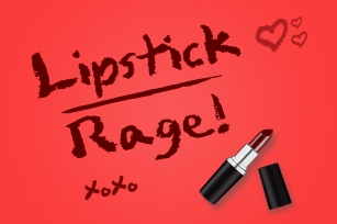 Lipstick Rage Font Download