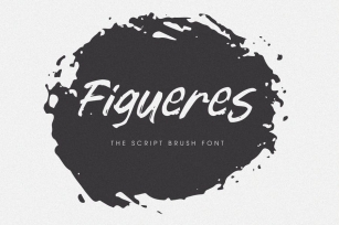 Figueres - A Script Brush Font Font Download