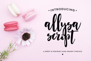 Allysa Script Font Download