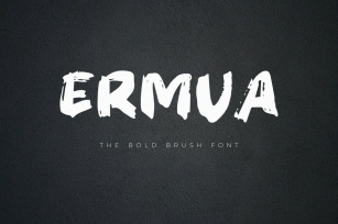 Ermua - Bold Brush Font Font Download