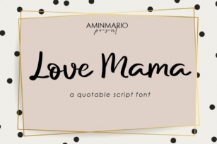 Love Mama Font Download