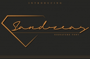 Sandreas - Luxury Signature Font Font Download