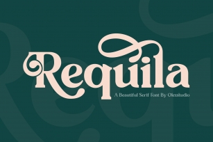 REQUILA - Vintage Serif Font Download