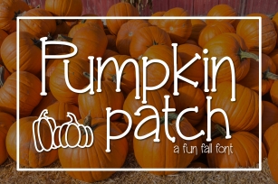 Pumpkin Patch a Fun Serif Font Font Download