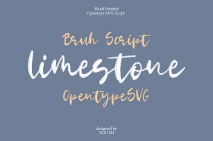 Limestone OpentypeSVG Font Download